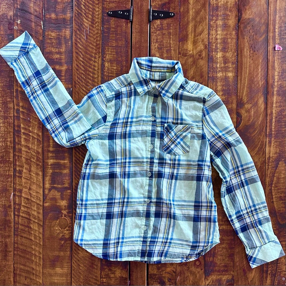 SO Plaid Button Down Shirt